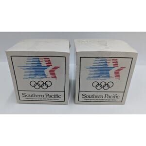 Lot of 2 -1984 Olympics - Southern Pacific Railroad NOTE PADS NOS Factory Sealed
